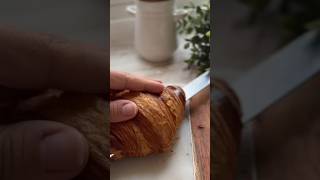 Croissant amp black tea food shortsfeed cooking breakfast tea foryou recipe [upl. by Namzed403]