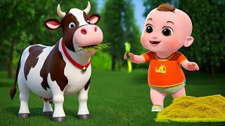 Lola The Cow Song New Compilation  Animal Farm Song  Nursery Rhymes and Kids Songs  Baby John [upl. by Irrek]