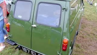 Post Office Telephones Morris Minivan parked on display [upl. by Jobe]