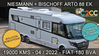 Présentation NIESMANN  BISCHOFF ARTO 88 EK  MODELE 2022  GRIS EIFEL VENDU [upl. by Boynton]