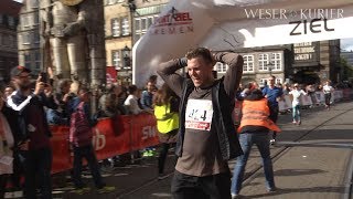 Der erste Marathon Ruben Heinrich startet in Bremen [upl. by Aicrop]