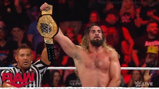 Seth Rollins Wins World Heavyweight Championship To Fight Roman Reigns WWE Raw 2023 Highlights [upl. by Channing]