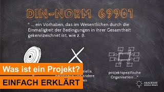 Was ist ein Projekt  Definition  Einfach erklärt [upl. by Haneeja]