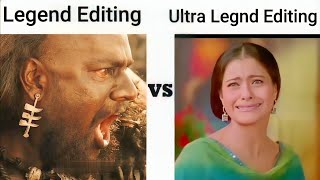 Legend Editing VS Ultra Legend Editing 😁😂 memes girlsvsboys edit [upl. by Leatrice579]