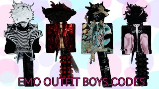 EMO BOYS OUTFIT CODES FOR BERRY AVENUE BLOXBURG AND BROOKHAVEN [upl. by Upshaw]