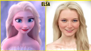 😍 Disney princess in real life looks  comparison [upl. by Sonitnatsnok]