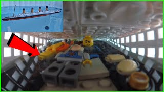 INSIDE LEGO TITANIC COPY SINKING [upl. by Akered814]