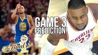 CAVS vs WARRIORS GAME 3 2K17 PREDICTIONS NBA Finals 2K17 GAME 3 SIMULATION [upl. by Jehovah278]