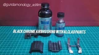 Airbrushing Alclad Black Chrome Technique [upl. by Reena]