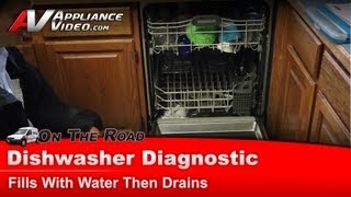 Whirlpool Dishwasher Repair  Fills With Water Then Drains  Main Control [upl. by Relyks]