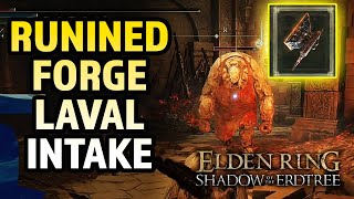 Elden Ring  Ruined Forge Lava Intake Walkthrough  How to get Anvil Hammer [upl. by Lua]