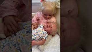 Big Sister Is Mean To Baby Sister  Reborn Toddler amp Silicone Doll Roleplay [upl. by Atinor799]