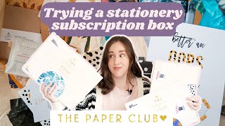 I Tried the Paper Clubs Stationery Subscription Box for 3 Months Is it good for bullet journaling [upl. by Ellehcsar122]