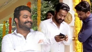 Jr NTR and Kalyan Ram Fun Moments  Kalyan Ram New Movie Opening  TFPC [upl. by Kemble]