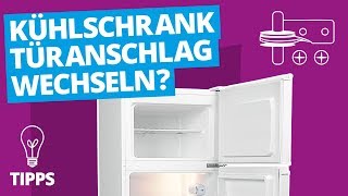 Kühlschrank Türanschlag wechseln  MEDION Tipps [upl. by Lexerd]