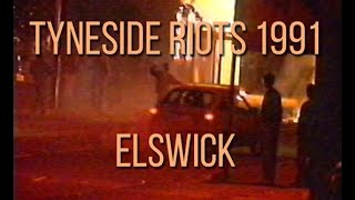 Tyneside Riots Elswick 1991 [upl. by Eelyah]