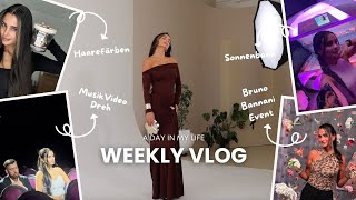 Weekly Vlog I Studio Shootig I Event I Haare färben I Musikvideo Dreh I tooprettysucks [upl. by Tiphane]