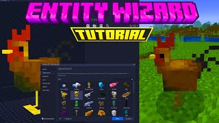 How To Create Custom Entities for Minecraft Bedrock  Blockbench Entity Wizard Tutorial [upl. by Sadella922]