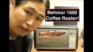 Behmor 1600 Coffee Roster  Colombian Green Beans [upl. by Ramal374]