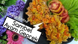 Rahasia Sambal Ayam Geprek untuk Jualan  Mudah dan Enak [upl. by Kattie90]