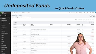 Undeposited Funds Account in QuickBooks Online [upl. by Essirehs]