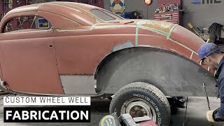 Bad Chad fabricates custom made wheel wells for Hot Wheels build [upl. by Bridie]