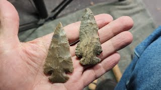 1970  Part 22  Using Artifact as a Pattern flintknapping [upl. by Lashondra324]