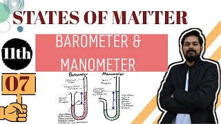 States of Matter । Class11 L7 I Barometer  Manometer  JEE ADVANCED [upl. by Seymour888]