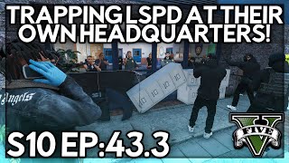 Episode 433 Trapping LSPD At Their own Headquarters  GTA RP  GW Whitelist [upl. by Anilram]