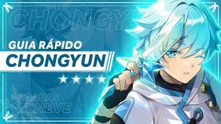 GUIA RÁPIDO do CHONGYUN  GENSHIN IMPACT [upl. by Ennyleuqcaj]