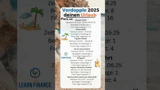 Speichere dieses Video für 2025 ab ✅urlaub flüge urlaubsziele feiertag ferien freiertag meer [upl. by Alenson]