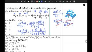Bocoran Real PK UTBK 2024  Menganalisis nilai suku kedua pada barisan geometri [upl. by Cyndy313]