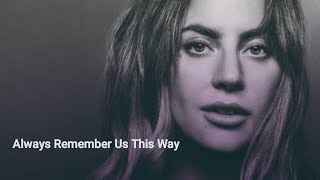 Lady Gaga  Always Remember Us This Way Remix Riedel Remixer [upl. by Gnoy]