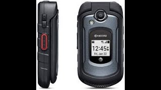 Kyocera DuraXE 4G LTE Rugged Mobile Flipphone review [upl. by Bergerac369]