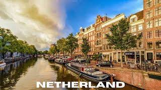 Netherlands Walking Tour 2022 4K ULTRA HD  AMSTERDAM RIGHT NOW  Travel Video  Tourism [upl. by Iznik]