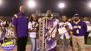 St Augustine HS Marching 100  Senior Night March in amp Senior Salute [upl. by Felix712]