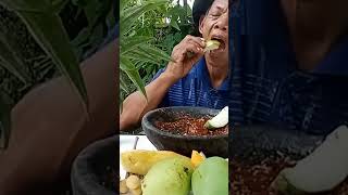 Rujak mangga muda asmr mukbangasmr rujaknanasmuda rujakmanis [upl. by Earal]