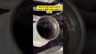 OBS head gasket VS Kseal leak stopper cruisinwithkevin obstrucks obs roadtrip truckproject [upl. by Byrom]