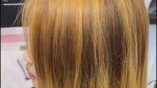 Keratin treatment colour hair 21102024 before and after 👈🏻👈🏻👈🏻👍🏻👍🏻 [upl. by Margette]