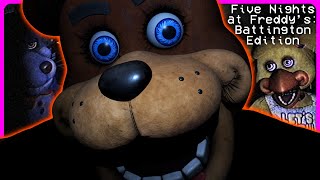 FNAF Battington Edition  If FNAF Was REALISTIC Full Demo [upl. by Graniela745]