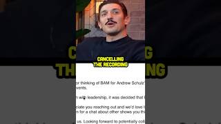 Andrew Schulz cancelled because of Trump 😳🤔 [upl. by Tressia]