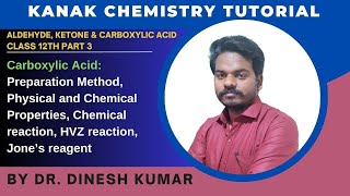 Carboxylic Acid  Part 3  12th  Preparation Methods Chemical amp Physical Properties  HVZ reaction [upl. by Akemahc]