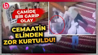 Namaz sırasında imama tabureyle vurdu Cemaatin elinden zor kurtuldu [upl. by Liz]