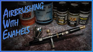 Airbrushing Enamel Paints What you NEED to know [upl. by Peedus]