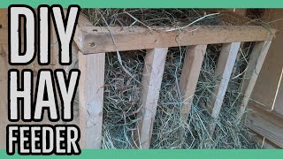 DIY Wall Mounted Hay Feeder [upl. by Naired]