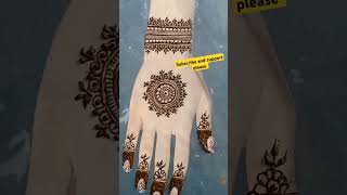 Simple and easy mandala mehndi designs trending love trendingshirt mehndi mehndidesign henna [upl. by Arua651]