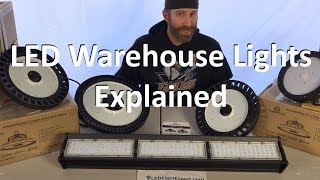 LED Warehouse Lights Explained  Buyers Guide on Warehouse LED Lighting amp LED High Bay Light [upl. by Arais]