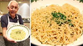 Spaghetti Aglio e Olio and Anchovies Recipe [upl. by Adama]