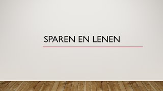 Sparen en lenen [upl. by Aneehta784]