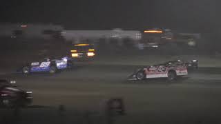 2021 Farmer City Illini 100 Weekend WOO Late Model Series Friday feature final laps [upl. by Relluf]